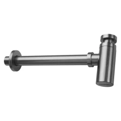 Kit di scarico per lavabo rotondo titanio