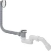 Kit di scarico per vasca da bagno click-clack cromo