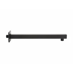 Kit doccia con soffione doccia quadro nero opaco