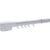 Kit F-Style con bastone tenda telescopico 122 - 215 cm bianco
