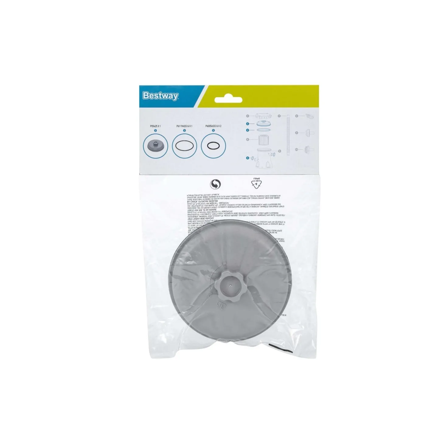 Kit Guarnizioni e Coperture Bestway per Pompe Filtro da 2006 l/h fino a 3785 l/h