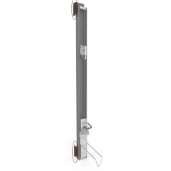 Kit montaggio Bikelift per casetta giardino Biohort 17x43x185 cm Gri sc met