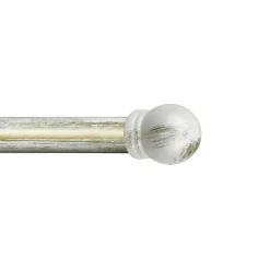 Kit riloga per tende boccia Ø 20-17 mm L 120-210 cm avorio e oro