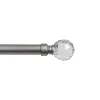 Kit riloga per tende effetto luce Ø 20-17 mm L 120-210 cm nichel