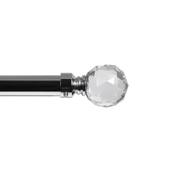 Kit riloga per tende effetto luce Ø 20-17 mm L 120-210 cm cromo