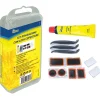 Kit riparazione bici comprensivo 2 toppe tonde diam. 25m