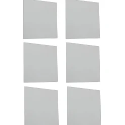 Kit specchi a filo lucido Simply 10 cm x 10 cm 4 pz