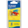 Kit valvole e raccordi per gonfiaggio multiuso