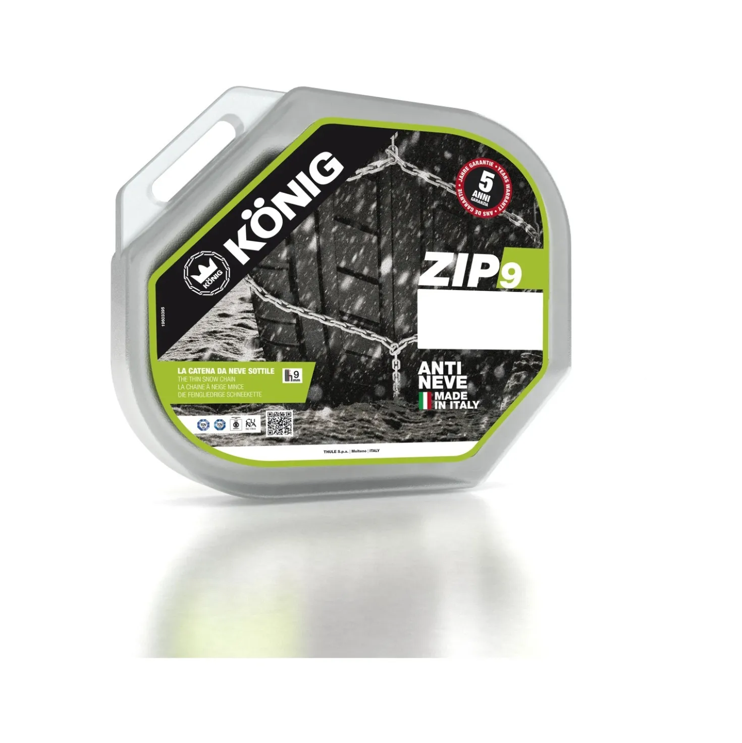 Konig catena da neve per autovettura ZIP 9 mis. 100
