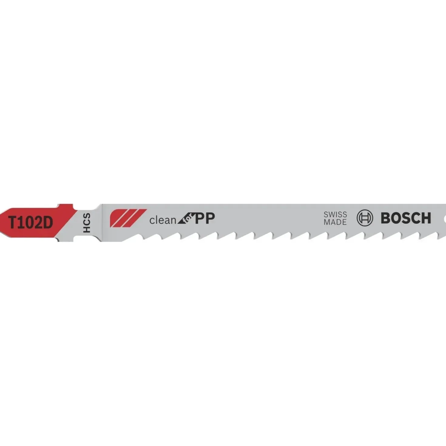 Lama seghetto alternativo Bosch T 102 D Clean for PP L 100 mm 3 pz