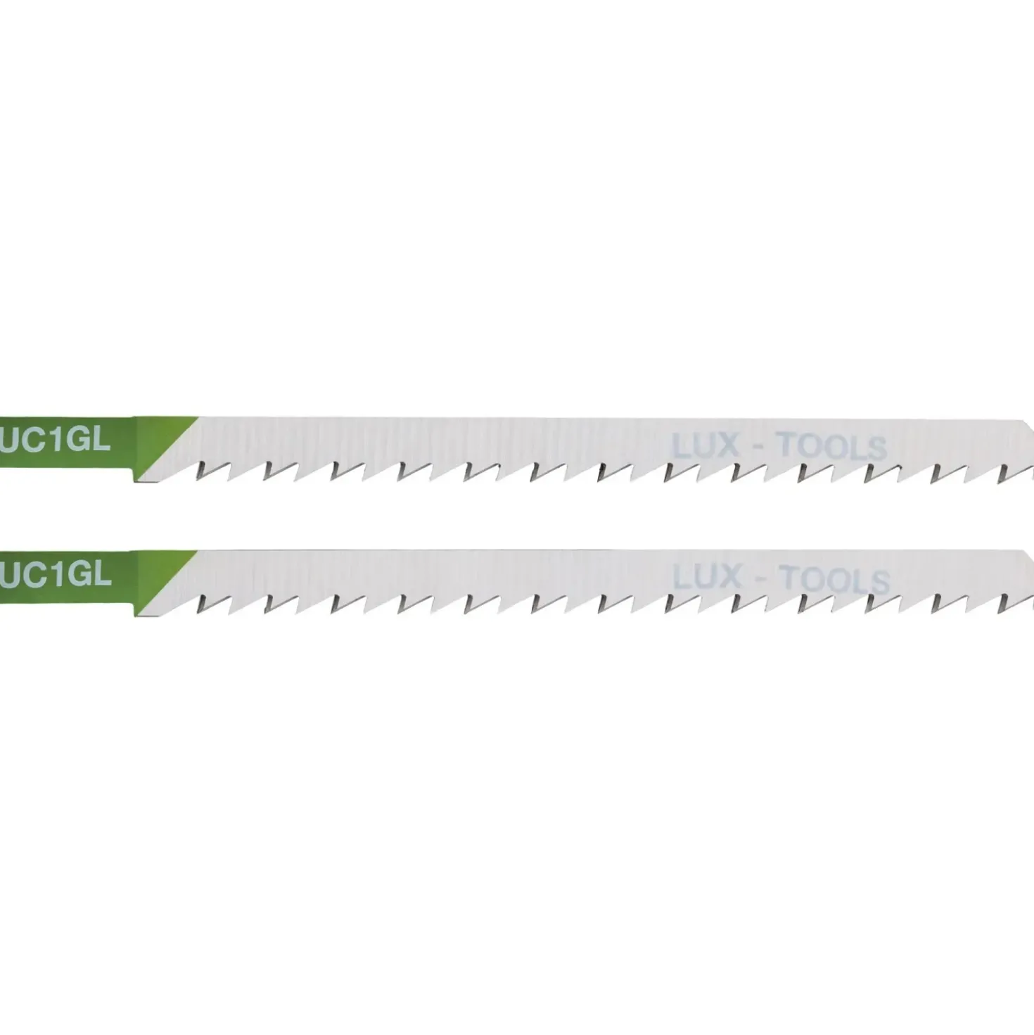 Lame lunghe per seghetto alternativo LUX-TOOLS con codolo a U L 132 mm 2 pz
