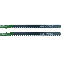 Lame lunghe per seghetto LUX-TOOLS alternativo taglio grossolano codolo a T 2 pz