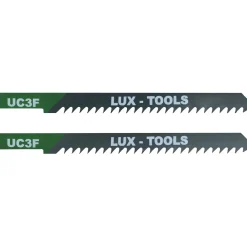 Lame per seghetto alternativo LUX-TOOLS HCS tagli grezzi codolo a U 75 mm 2 pz