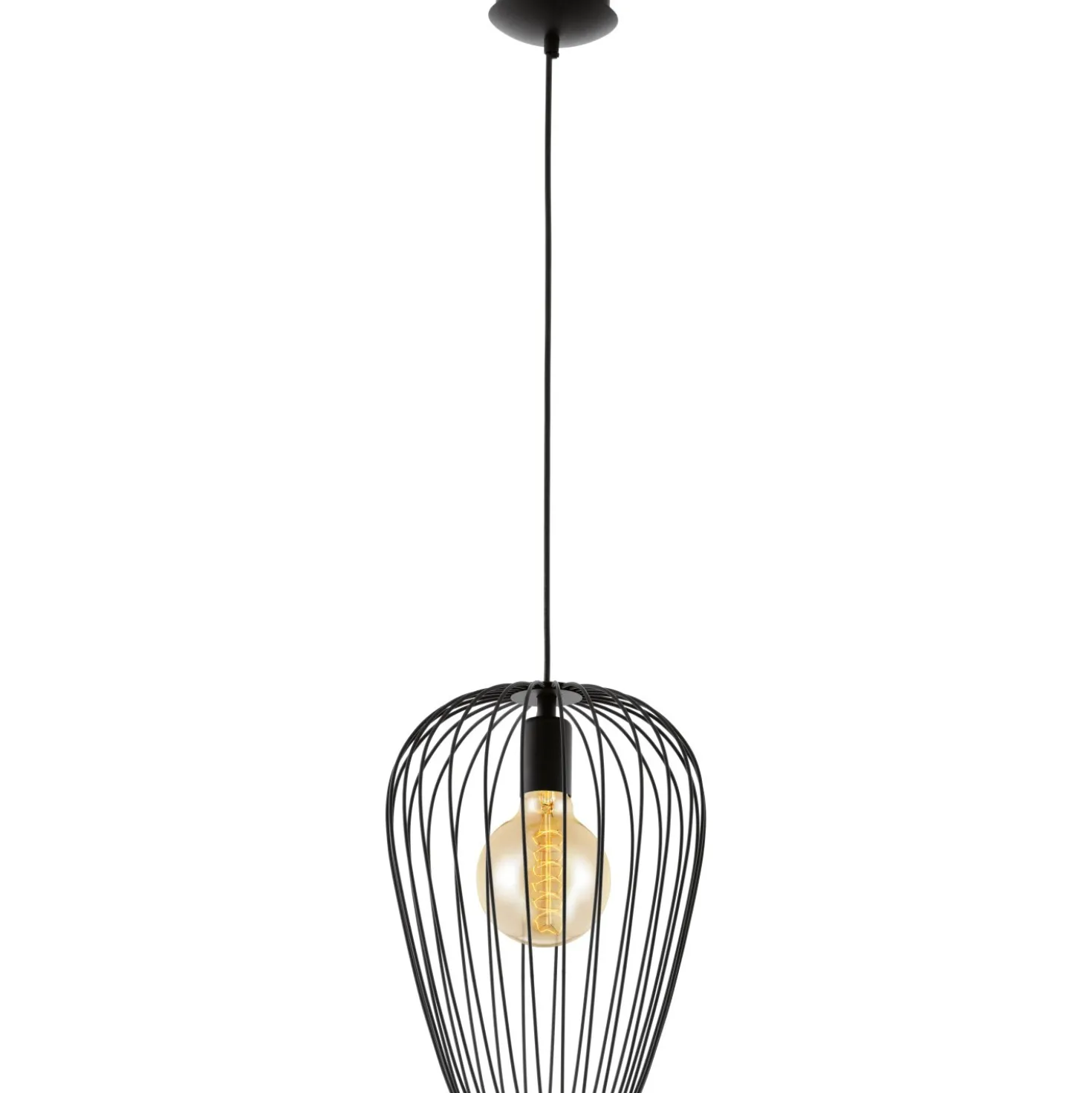 Lampada a sospensione Eglo Newtown Nero Ø 27,5 cm