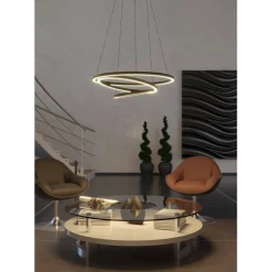 Lampada a sospensione LED LOBINERO-Z 43,2 W 6000 lm 3000-6500 K nero