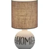 Lampada da tavolo ESNA - scritta HOME