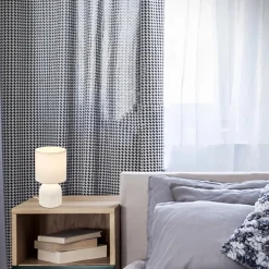 Lampada da tavolo Ino H 28 cm bianca