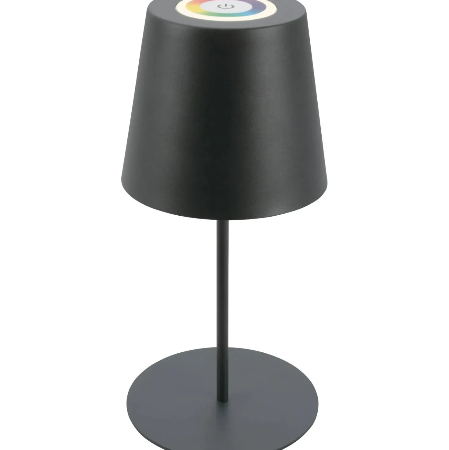 Lampada da tavolo LED Kiki 200 lm RGB+W Ø 10,5 x 36 cm antracite