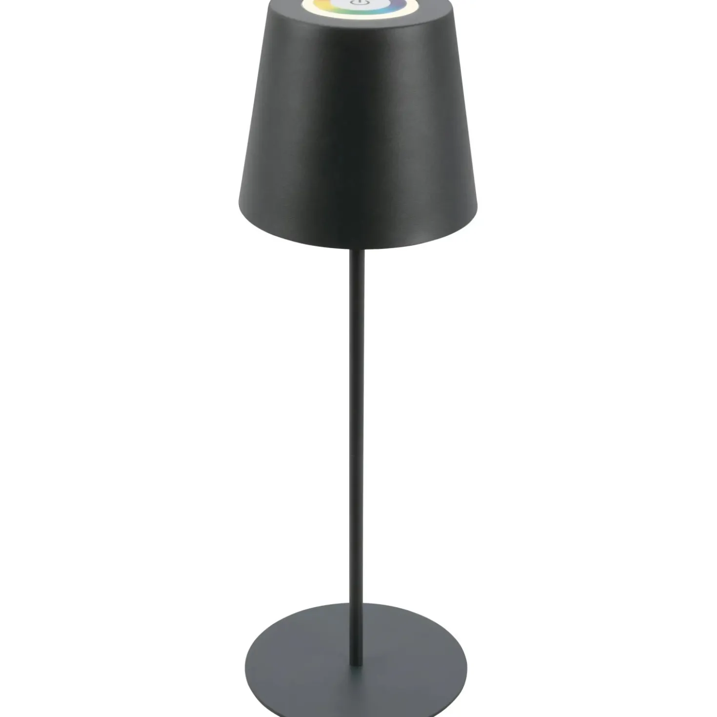 Lampada da tavolo LED Kiki 200 lm RGB+W Ø 10,5 x 36 cm antracite