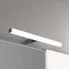 Lampada LED 40 cm 6 W cromo