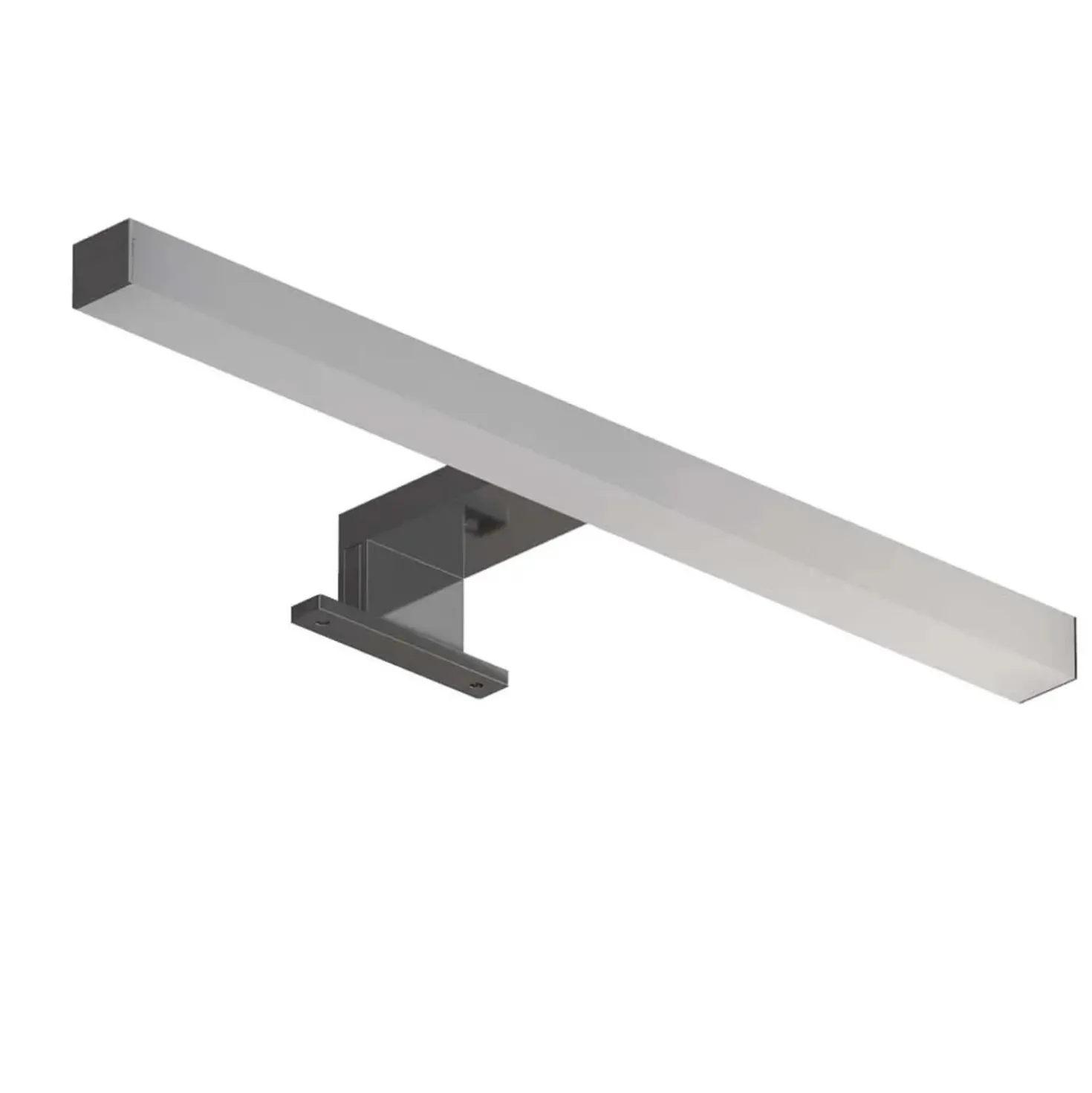 Lampada LED 40 cm 6 W cromo
