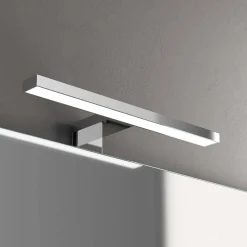 Lampada LED 30 cm 5 W cromo