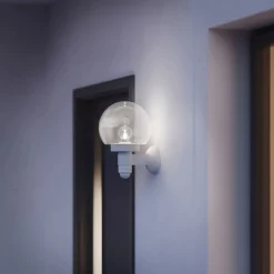 Lampada LED con rilevatore L 115 S 26x21,5x33 cm bianco