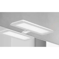 Lampada Led per specchio bagno Nikita bianca 300x32x161 mm