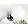 Lampada Led per specchio bagno Scarlett Cromo 90x90x93 mm