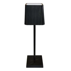 Lampada LED touch da tavolo in ABS 9,5x9,5x36 cm nero