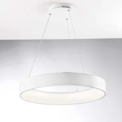 Lampadario a sospensione LED Noah 8000lm 60W CCT 60x10x150 cm bianca