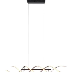 Lampadario a sospensione Sequence LED regolabile con spirale in metallo Ø 105 cm