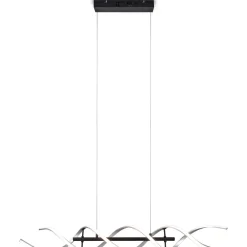 Lampadario a sospensione Sequence LED regolabile con spirale in metallo Ø 105 cm
