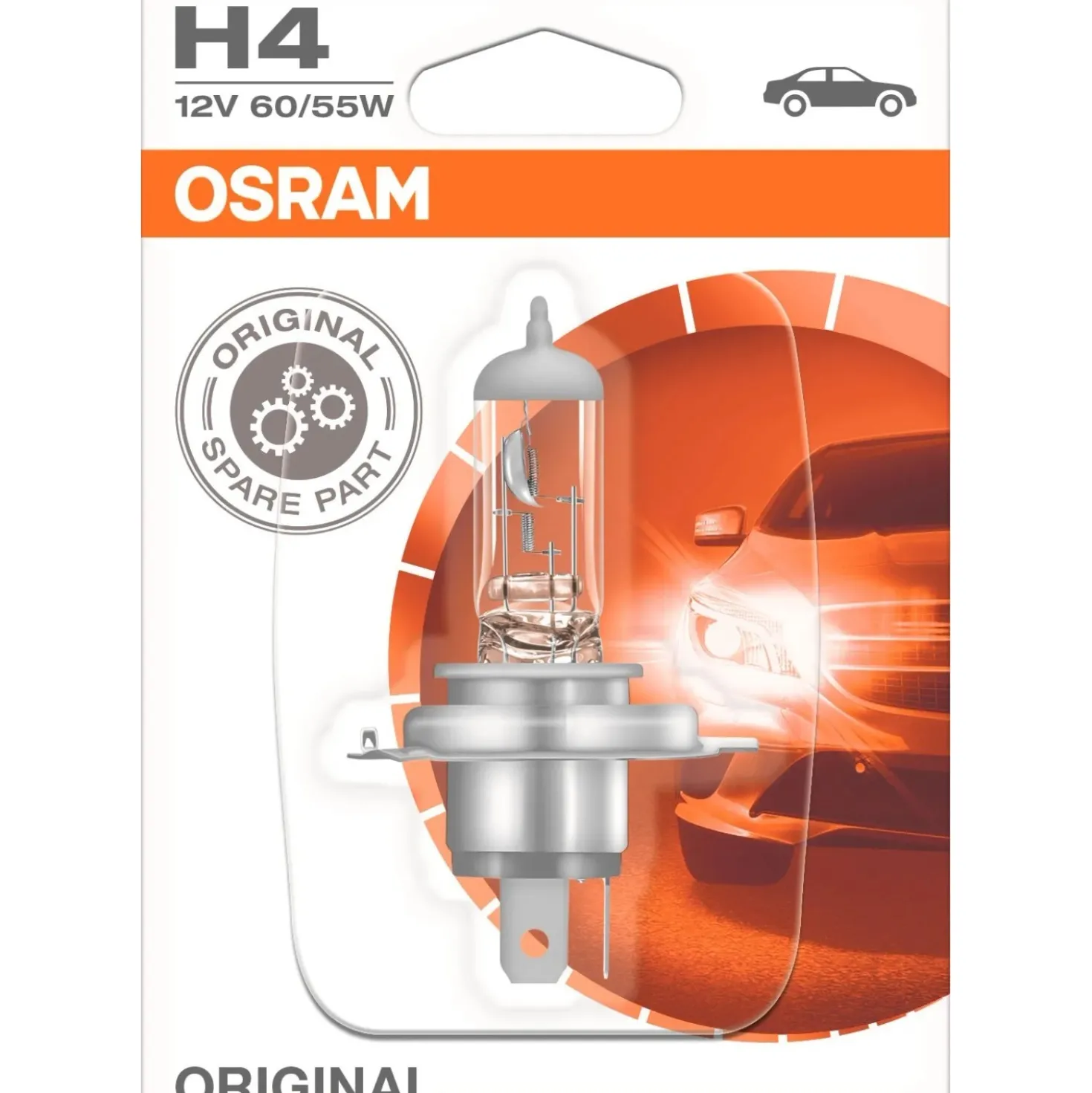 Lampadina auto Osram proiettori H4 12 V