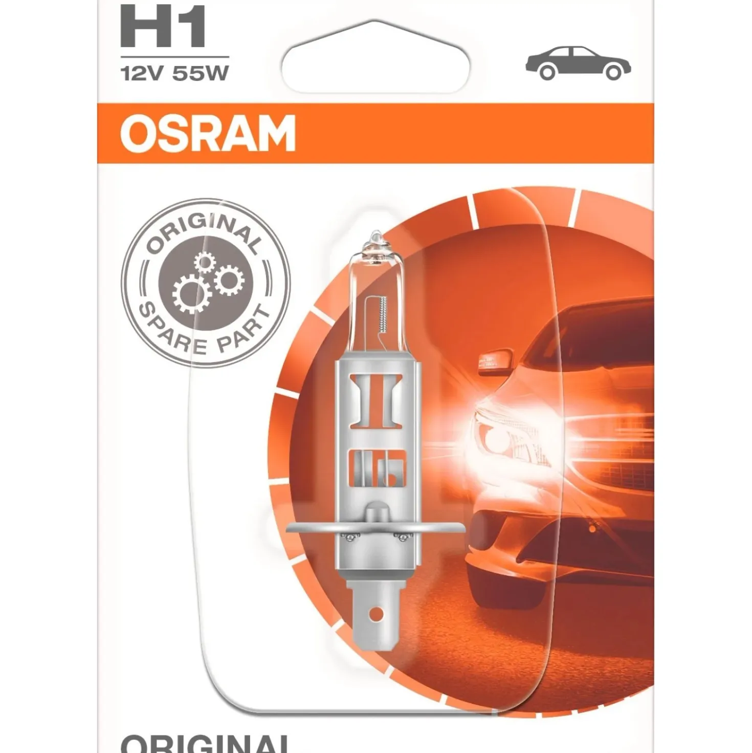 Lampadina auto Osram proiettori H1 12 V