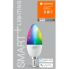 Lampadina LED a candela Ledvance Smart Home WiFi RGBW E14 470 lm