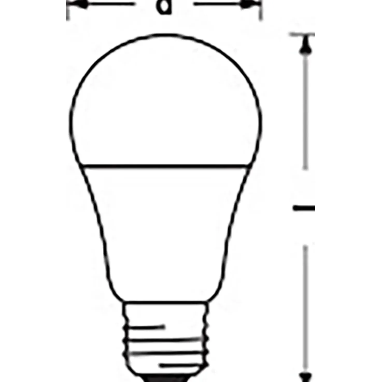 Lampadina LED a goccia Ledvance Smart Home WiFi RGBW E27 2700-6500 K 75 W 800 lm