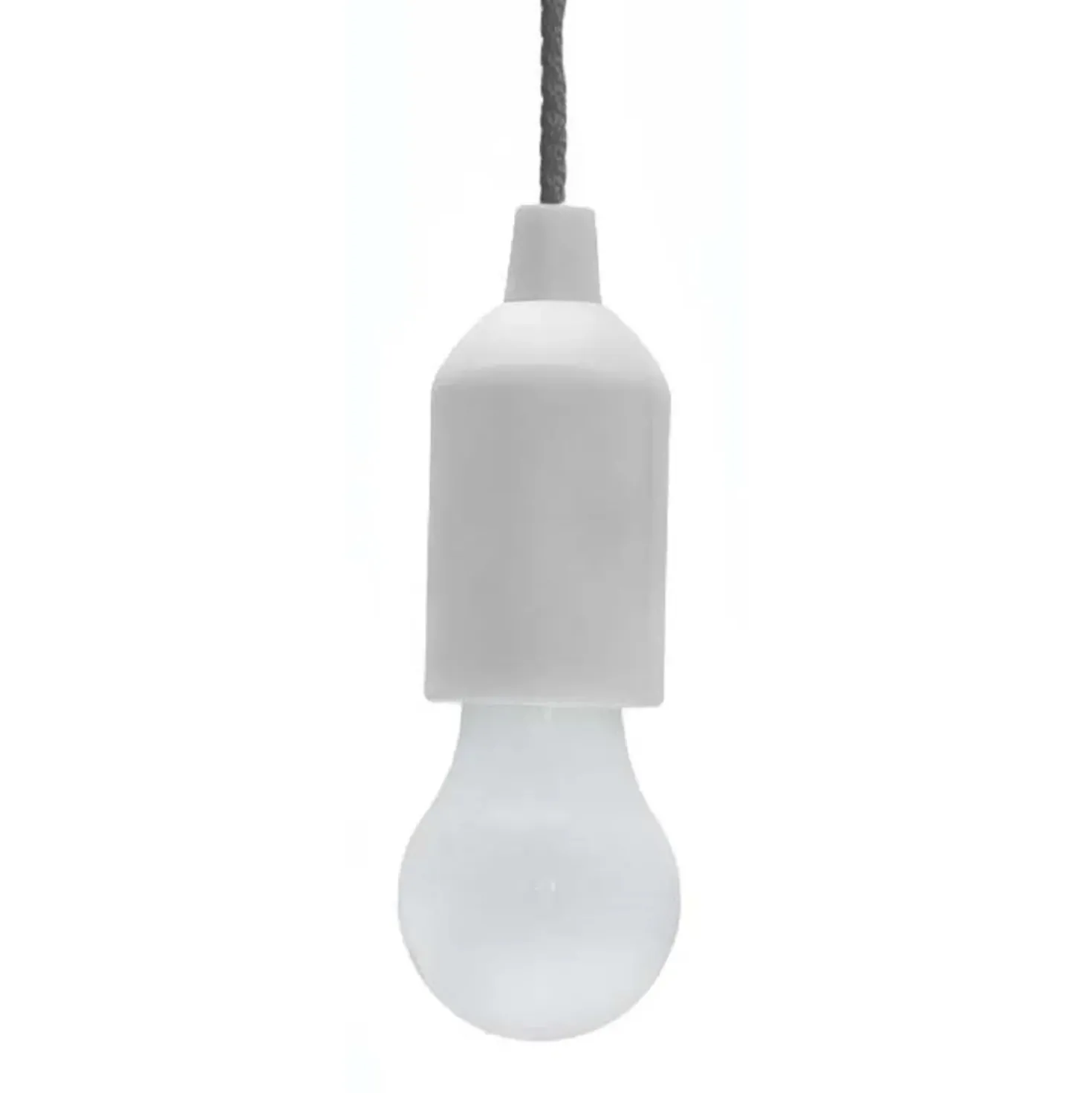 Lampadina LED appendibile Pull light a batterie bianco