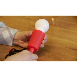 Lampadina LED appendibile Pull light a batterie bianco