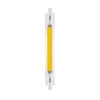 Lampadina LED cob lineare 118 mm r7s 3000°k luce calda brillante