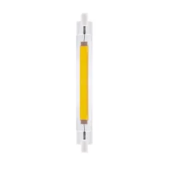 Lampadina LED cob lineare 118 mm r7s 3000°k luce calda brillante