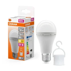 Lampadina LED E27 a goccia ricaricabile Osram 806 lm bianco caldo