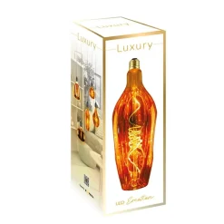 Lampadina LED E27 decorativa Bottle 90 lm rame