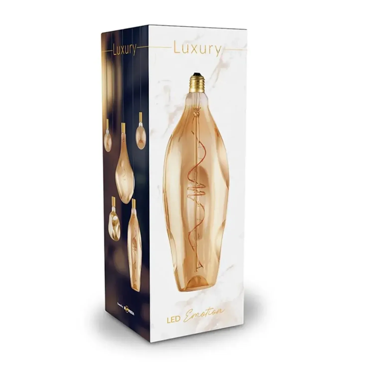Lampadina LED E27 decorativa Bottle ambrata 200 lm bianco caldo