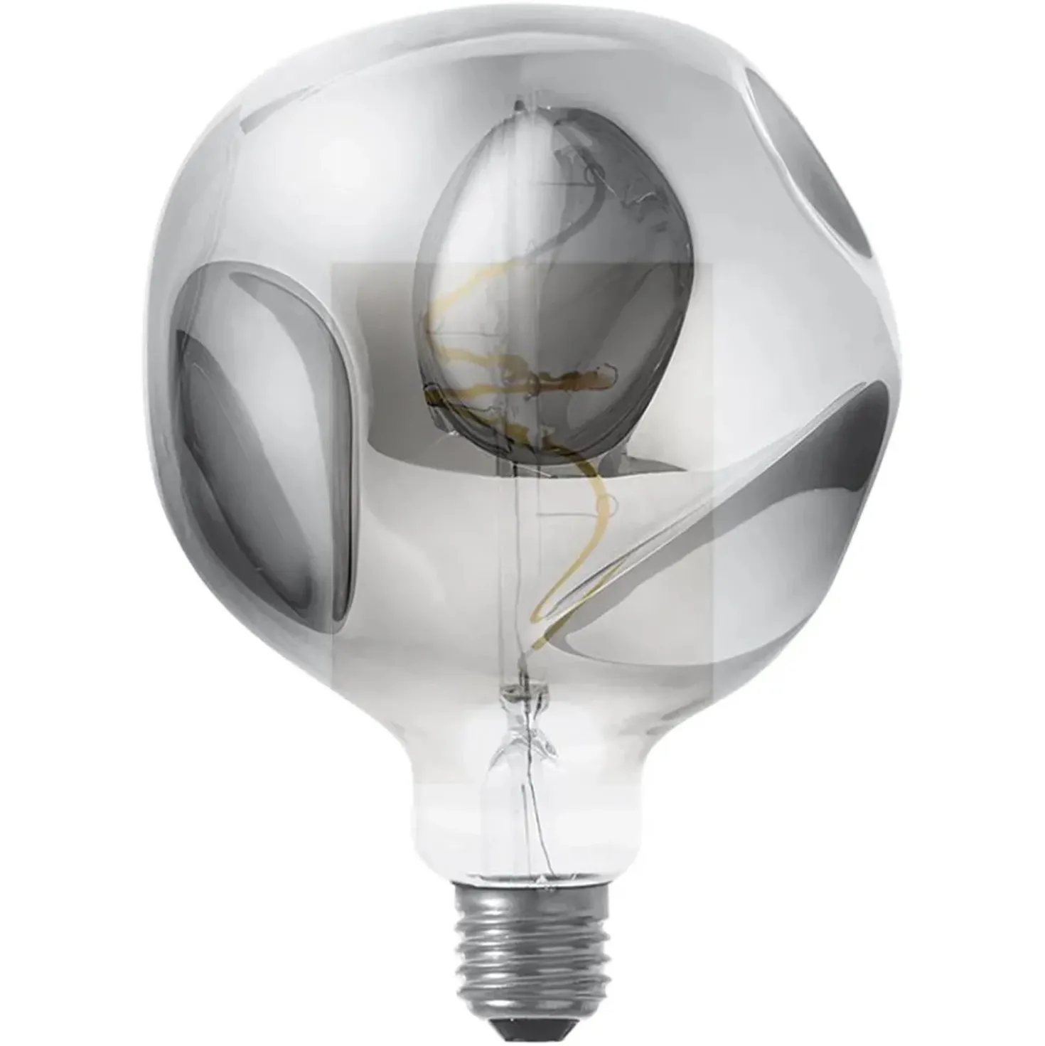 Lampadina LED E27 decorativa Globo Alien 180 lm argento