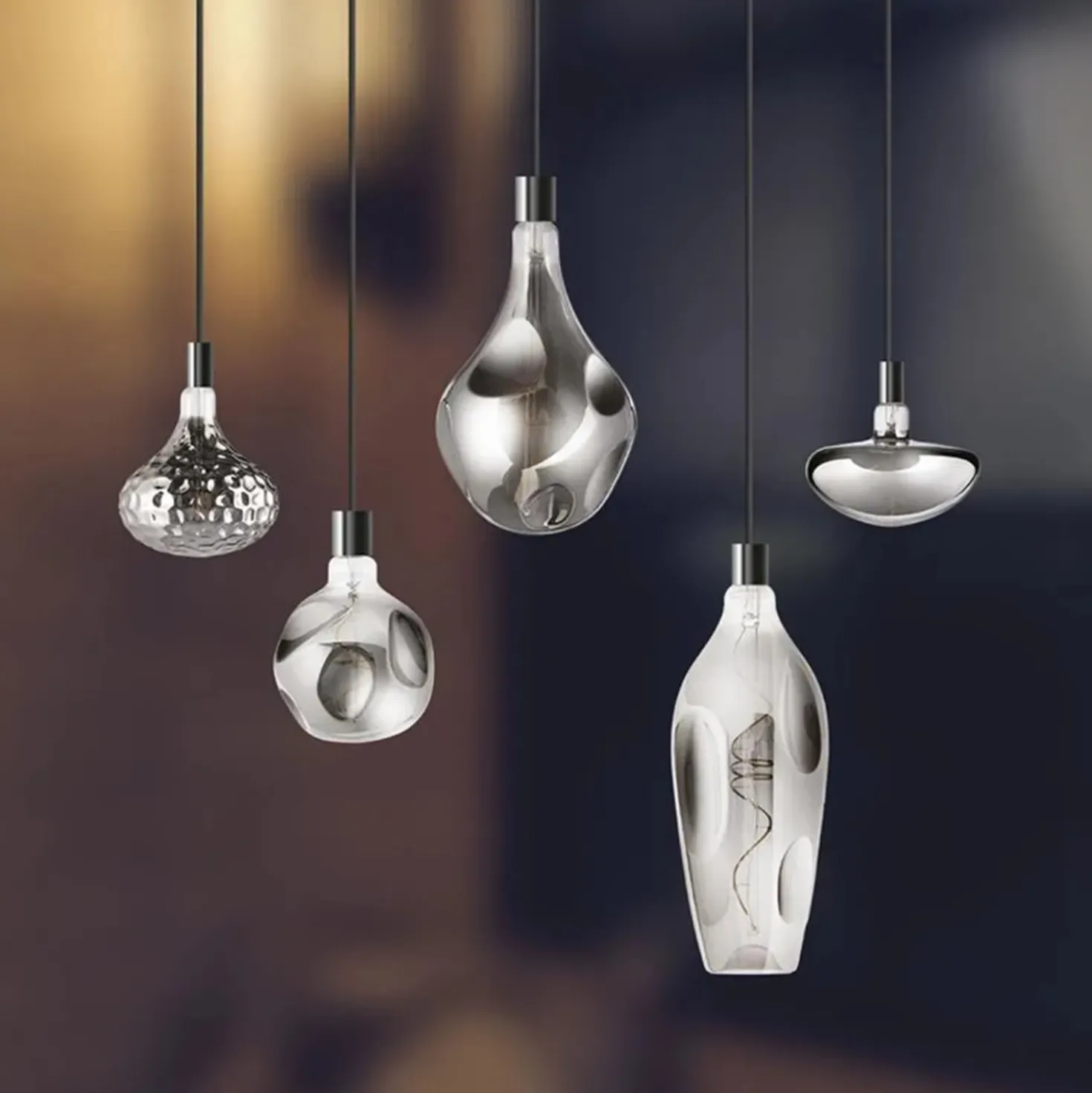 Lampadina LED E27 decorativa Globo Alien 180 lm argento