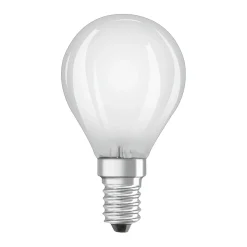 Lampadina LED E14 forma a sfera Osram 470lm bianco caldo