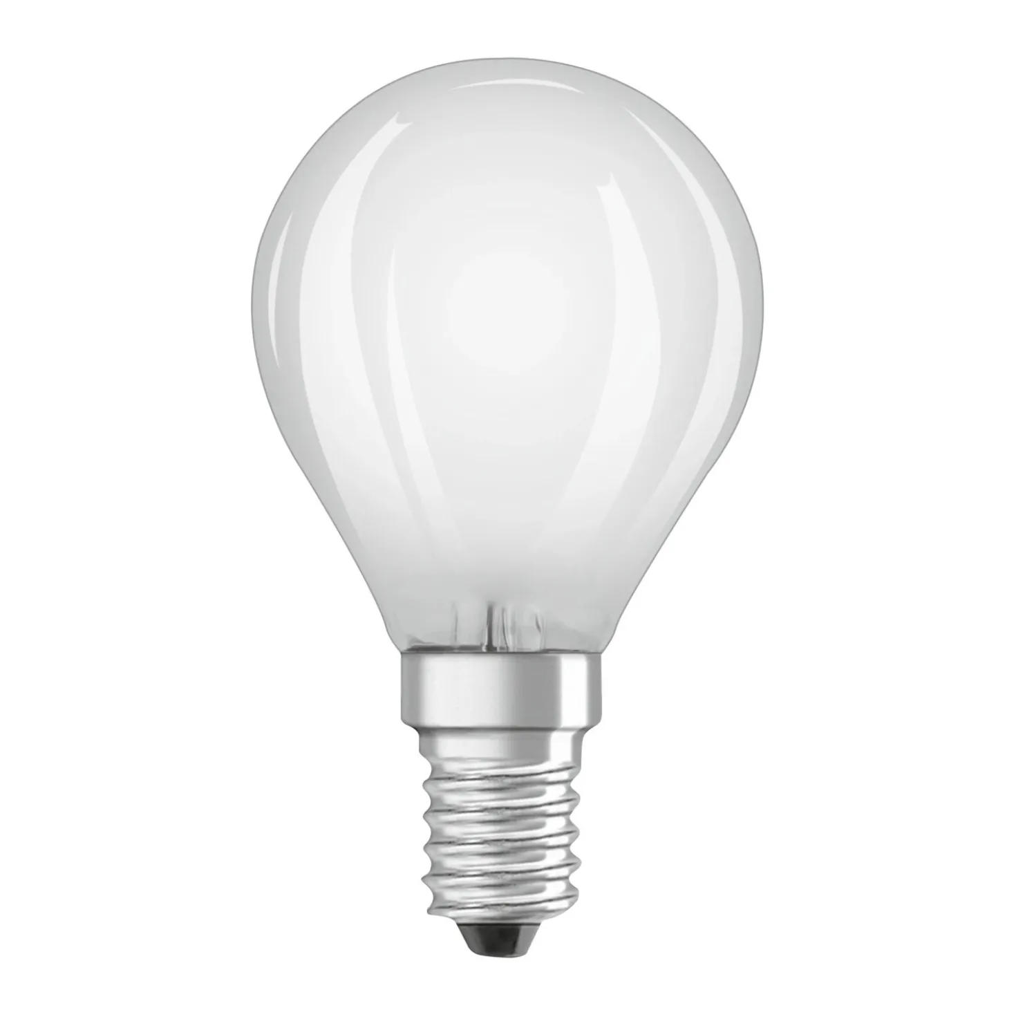 Lampadina LED E14 forma a sfera Osram 470lm bianco caldo