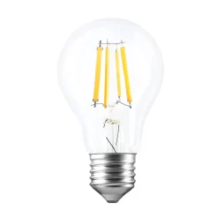 Lampadina LED goccia crepuscolare luce fredda E27 7W 806 lumens
