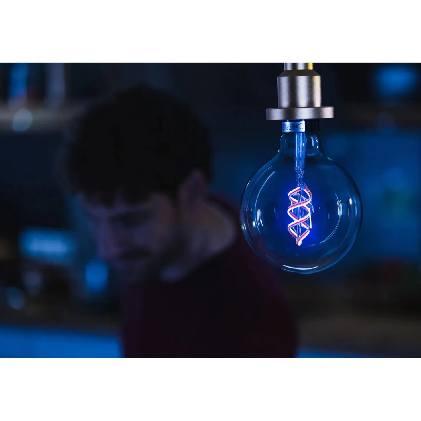Lampadina LED Ledvance Smart Home+ Wifi Filamento Globo RGBW E27 4.5 W 300 lm